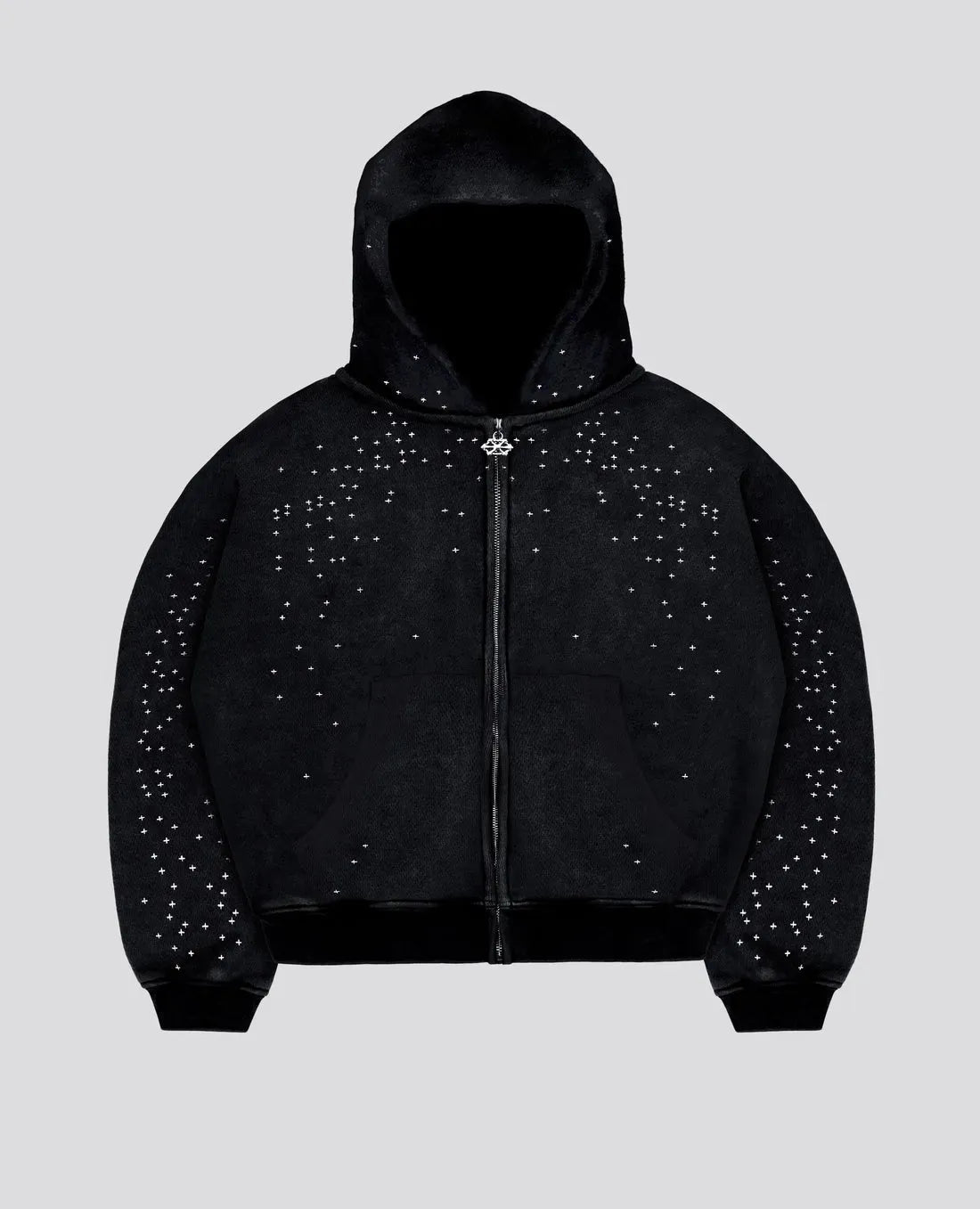 Revelse – Sweat à capuche zippé Brume Stellaire